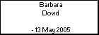 Barbara Dowd