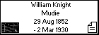 William Knight Mudie