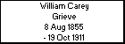 William Carey Grieve