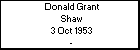 Donald Grant Shaw