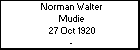 Norman Walter Mudie