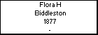 Flora H Biddleston