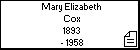 Mary Elizabeth Cox