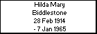 Hilda Mary Biddlestone
