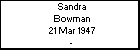 Sandra Bowman
