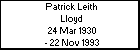Patrick Leith Lloyd