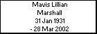 Mavis Lillian Marshall