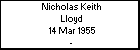 Nicholas Keith Lloyd