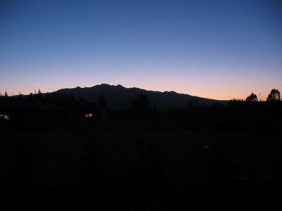 Pirongia at Dusk