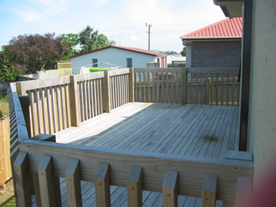 The deck