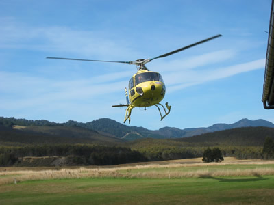 Ann's Helicopter trip